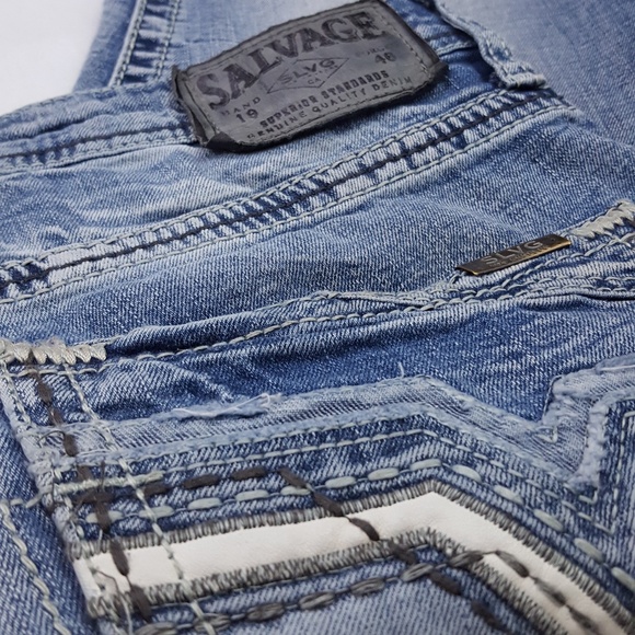 Salvage Other - Salvage Jeans 32x30 Havoc Slim Straight Blue Denim